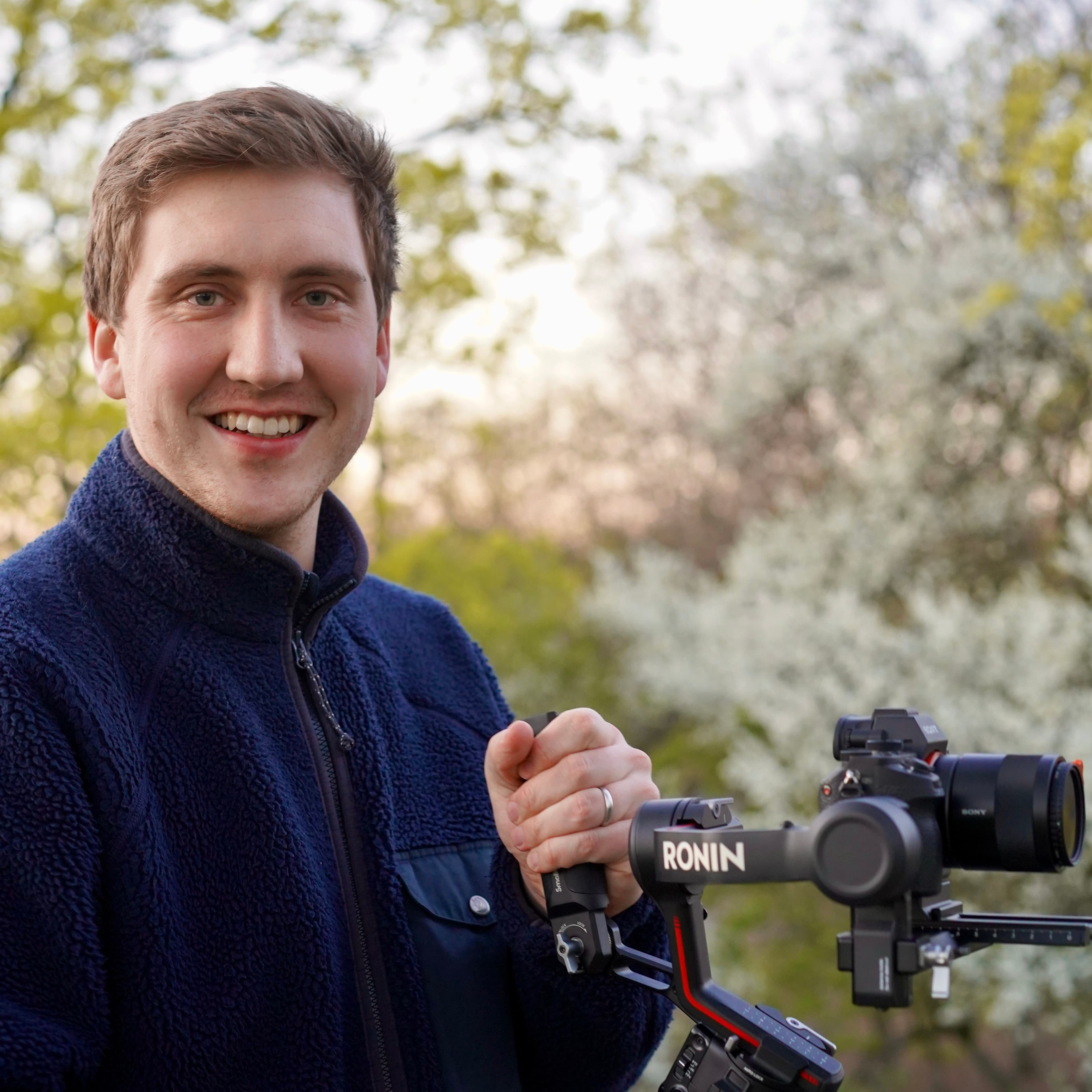 Fotografieren seitlich